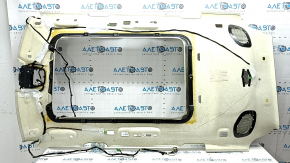 Обшивка потолка Volvo XC90 16-22 под панораму, под 3 ряд, алькантара серая, под химчистку, заломы, окалина, оторваны крепления