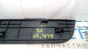 Накладка порога передняя внешняя правая Hyundai Elantra AD 17-20 черная, сломано крепление, царапины