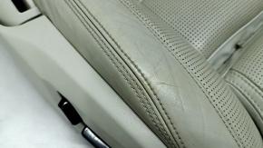 Пассажирское сидение Volvo XC90 16-26 с airbag, электрическое, Inscription, подогрев, вентиляция, кожа серая, потерто, под чистку, надрыв