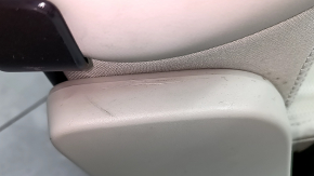 Заднее сидение левое Volvo XC90 16-22 подогрев, кожа серая, перфорация, под 3 ряда, под химчистку, царапины
