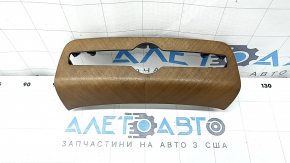 Накладка передней панели центральная нижняя Volvo XC90 16-26 под дерево, грецкий орех