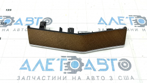 Накладка передньої панелі ліва Volvo XC90 16-23 під дерево, глянець, з підсвічуванням, волоський горіх