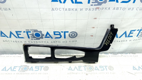 Накладка центральної консолі верхня Volvo XC90 16-22 T5, T6, чорний глянець, подряпини