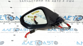 Зеркало боковое левое в сборе Lexus RX350 RX450h 21-22 поворотник, подогрев, автозатемнение, BSM, камера, белое, 15+6 пинов