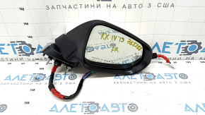 Дзеркало бічне праве у зборі Lexus RX350 RX450h 21-22 поворотник, підігрів, автозатемнення, BSM, камера, біле, 15+6 пінів