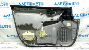 Обшивка двери карточка передняя правая Toyota Camry v55 15-17 usa серая, верх черный, подлокотник серая кожа, под чистку