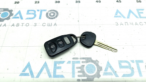 Ключ Hyundai Elantra AD 17-20 брелок+ключ, 4 кнопки, потерты