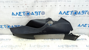 Накладка задней стойки нижняя правая Toyota Prius 50 21-22 черная, с заглушкой, царапины