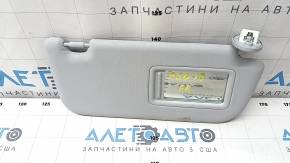 Козирок правий Toyota Prius 50 19-22 сірий, без гачка, з накладкою, під хімчистку