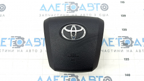 Подушка безопасности airbag в руль водительская Toyota Prius 50 16-22 черная, ржавый пиропатрон