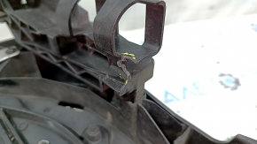 Решетка радиатора grill в сборе BMW X5 G05 19-25 с жалюзи дефлектором радиатора 3.0T с моторчиком, X-LINE, под камеру 360, хром, надломы, трещины, песок