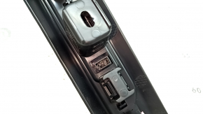 Накладка порога ззаду права BMW X5 G05 19-26 чорна з хром вставкою BMW, з підсвічуванням, подряпини