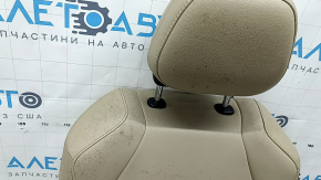 Водійське сидіння Toyota Sienna 23-26 без Airbag, електричне, підігрів, бежева шкіра, XLE, XSE, іржаве знизу, під хімчистку