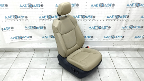 Пассажирское сидение Toyota Sienna 23-26 без Airbag, электрическое, подогрев, кожа бежевая, XLE, XSE, ржавое снизу, под химчистку