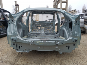 Задня панель Toyota Prius 50 19-22 на кузові зелена
