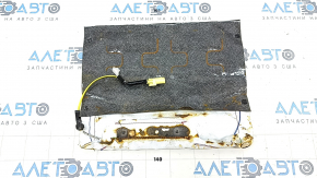 Общий вид нижней подушки безопасности airbag переднего правого сидения Toyota Sienna 21-26 с хорошими крепежами.
