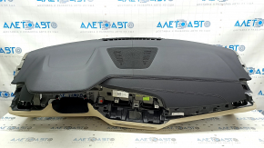 Торпедо передняя панель с AIRBAG BMW X5 G05 19-23 кожа, schwarz/beige