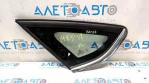 Форточка глухе скло задня ліва Ford Fusion mk5 13-20 один хром, подряпини на хромі