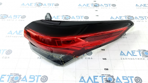 Ліхтар зовнішній крило правий Toyota Highlander 20-23 LED, без кріплення, без лампочок, розбите скло, тріснуть корпус