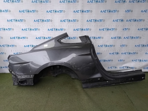 Чверть крило ззаду права Ford Mustang mk6 15-23 купе, відпиляна, графіт, тички, прим'ята