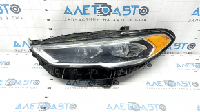 Фара передня ліва в зборі Ford Fusion mk5 17-20 LED, з DRL, з блоком, пісок, під полірування