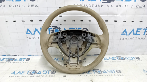 Руль голий Nissan Altima 13-18 гума бежева, S, подряпини, затертий, під чищення