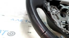 Руль голый Nissan Versa Note 13-19 кожа черная, царапины