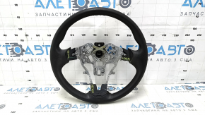 Кермо голе Nissan Versa 12-19 чорна гума, затертий, подряпини, без накладки