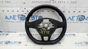 Руль голый VW Jetta 19-24 резина черная, без кнопок и накладки, потертость, вмятина