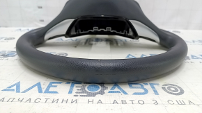 Руль голый VW Jetta 19-23 резина черная, без кнопок