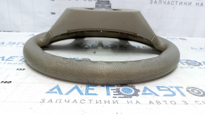 Руль голый Toyota Sienna 11-15 резина бежевая, царапина, под чистку, потерт