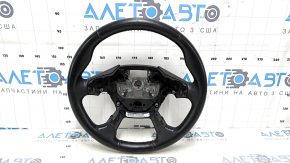 Кермо голе Ford C-max MK2 13-18 шкіра чорний, тички, подряпини, потертість