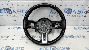 Руль голый Ford Mustang mk6 15-23 кожа черный, без накладок кнопок, царапины