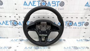 Кермо голе Ford Focus mk3 15-18 рест, гума чорний, потерт, подряпини