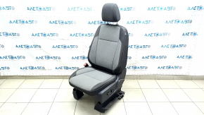 Водительское сидение Ford Escape MK3 17-19 без airbag, ткань черно-серое, электро, под химчистку