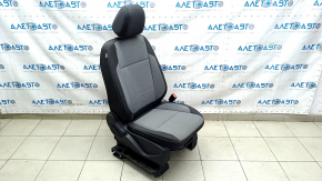 Пассажирское сидение Ford Escape MK3 17-19 без airbag, механическое, ткань, черно-серый