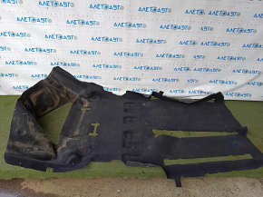 Покрытие пола заднее Toyota Sienna 21-26 черное, под химчистку