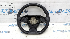 Руль Chevrolet Camaro 16-24 кожа, черная, FIFTY, без кнопок, царапины, потерт