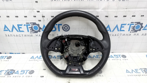 Кермо Chevrolet Camaro 16-24 шкіра, чорний, SS, без кнопок, подряпини