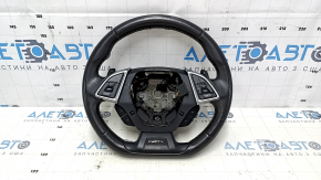 Руль Chevrolet Camaro 16-24 кожа, черный, FIFTY, царапины, потертости, тычки