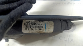 Зеркало боковое левое в сборе VW Passat b8 16-19 USA 10+2 пинов, поворотник, BSM, черный, царапины