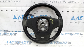 Руль голый Chevrolet Volt 11-12 кожа, черный, с графит накладкой, без кнопок, потерта, царапины, тычки