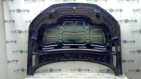 Капот голый Audi Q5 80A 18-24 алюминий, синий LX5H, тычки
