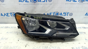Фара передня права VW Passat b8 16-19 USA гола галоген, пісок
