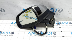 Дзеркало бічне ліве в зборі Audi Q5 80A 18-24 15+4 пінів, поворотник, автозатемніння, підігрів, BSM, камера, алюміній, пісок