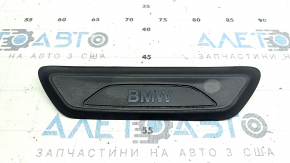 Накладка порога зовнішня ззаду ліва BMW X1 F48 16-22 чорна, потертість