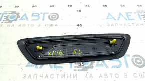 Накладка порога зовнішня ззаду ліва BMW X1 F48 16-22 чорна, потертість