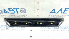Накладка порога внешняя передняя правая BMW X1 F48 16-22 черная с хром молдингом X-line, Sport-line, потертости