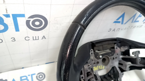 Руль голый Honda CRZ 11-15 кожа черный, с задней накладкой, под лепестки, царапины, затерт, тычки