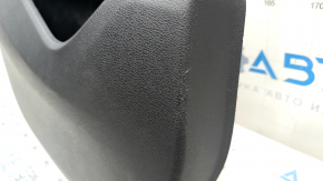 Обшивка дверей картка задня ліва BMW X1 F48 16-22 шкіра Dakota бежева з чорним beige/schwarz, підсвічування, вставка під дерево, підлокітник бежева шкіра, з ручкою та накладками, надрив, подряпини, пі